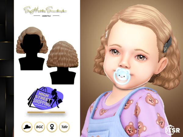 Amy Hairstyle for Toddler 1 Amy Hairstyle for Toddler Sims 4 CC