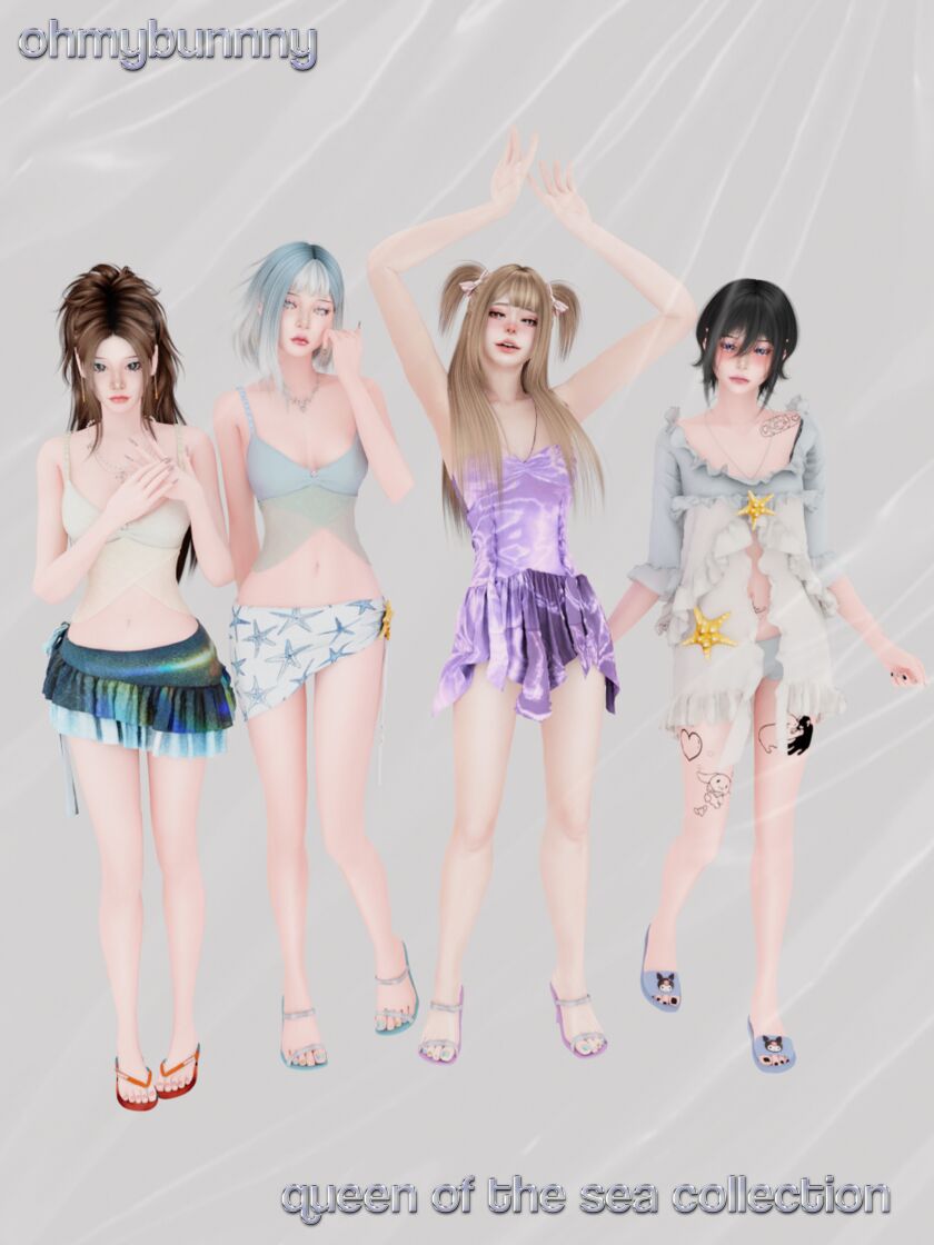 Angel ☾ Queen Of The SEA Collection ✰ 1 Angel ☾ Queen Of The SEA Collection ✰ Sims 4 CC