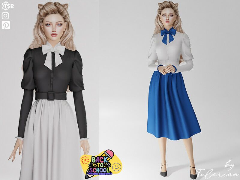 Aniyah Dress By Talarian 1 Aniyah Dress By Talarian Sims 4 CC