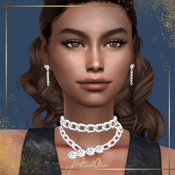 Ariana Necklace By Pitted0Live 1 Ariana Necklace By Pitted0Live Sims 4 CC