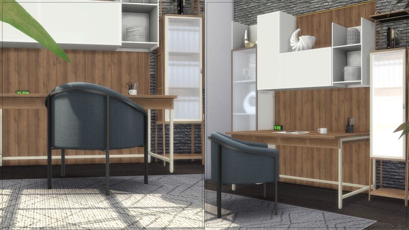 sims 4 cc artvitalex groton office study room 2