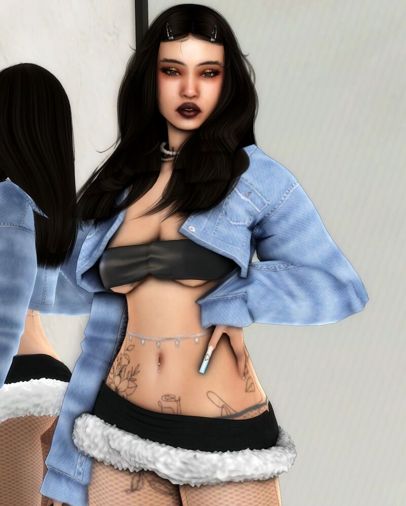 Aubrey By Deepmoon 3 sims 4 cc aubrey by deepmoon 3