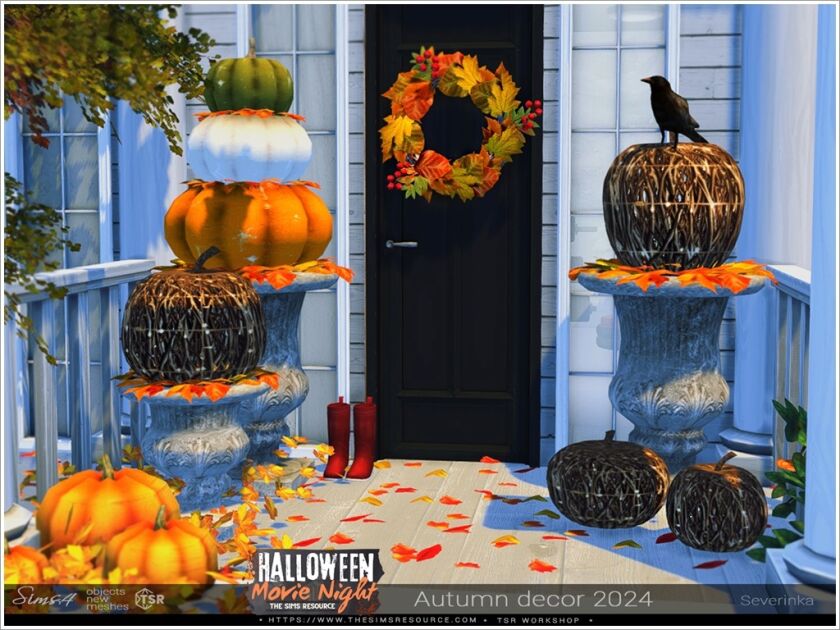 Autumn Decor 2024 1 Autumn Decor 2024 Sims 4 CC