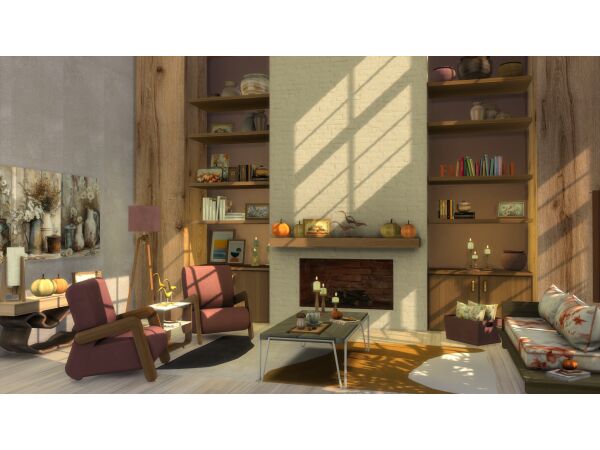 Autumn Home By Kardofe 1 Autumn Home By Kardofe Sims 4 CC