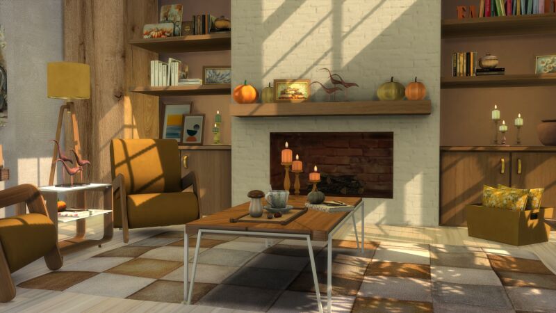 Autumn Home By Kardofe 5 sims 4 cc autumn home by kardofe 3