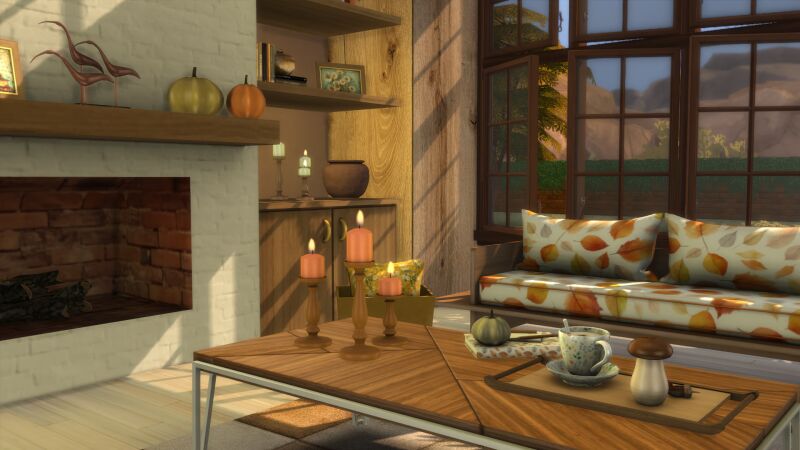 Autumn Home By Kardofe 6 sims 4 cc autumn home by kardofe 4