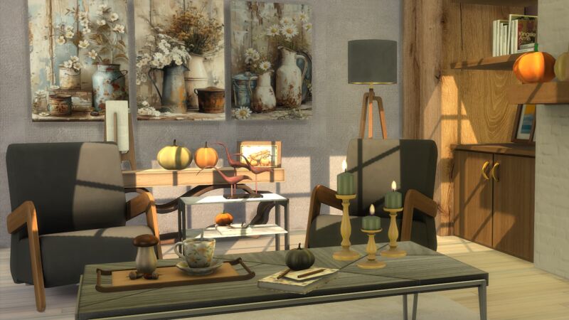 Autumn Home By Kardofe 3 sims 4 cc autumn home by kardofe 7