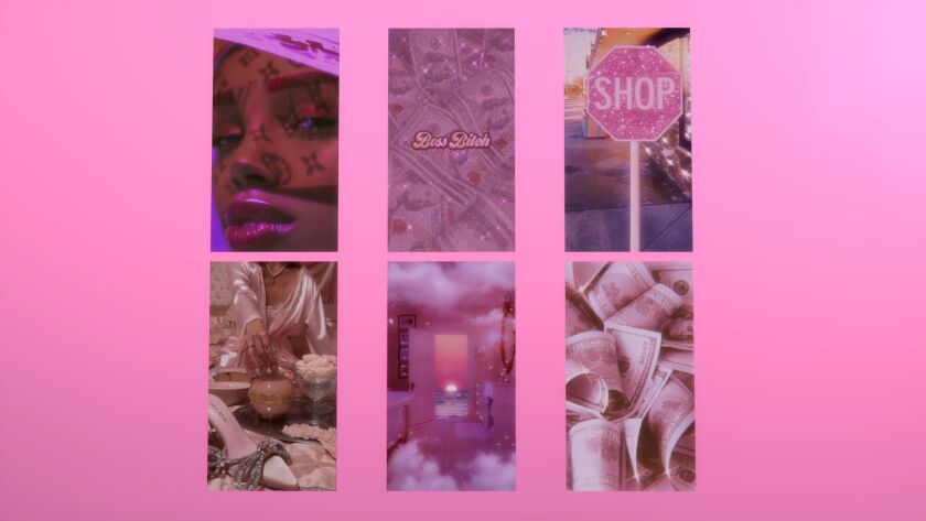 ⚡ Baddie Pink Vibes Posters 1 ⚡ Baddie Pink Vibes Posters Sims 4 CC