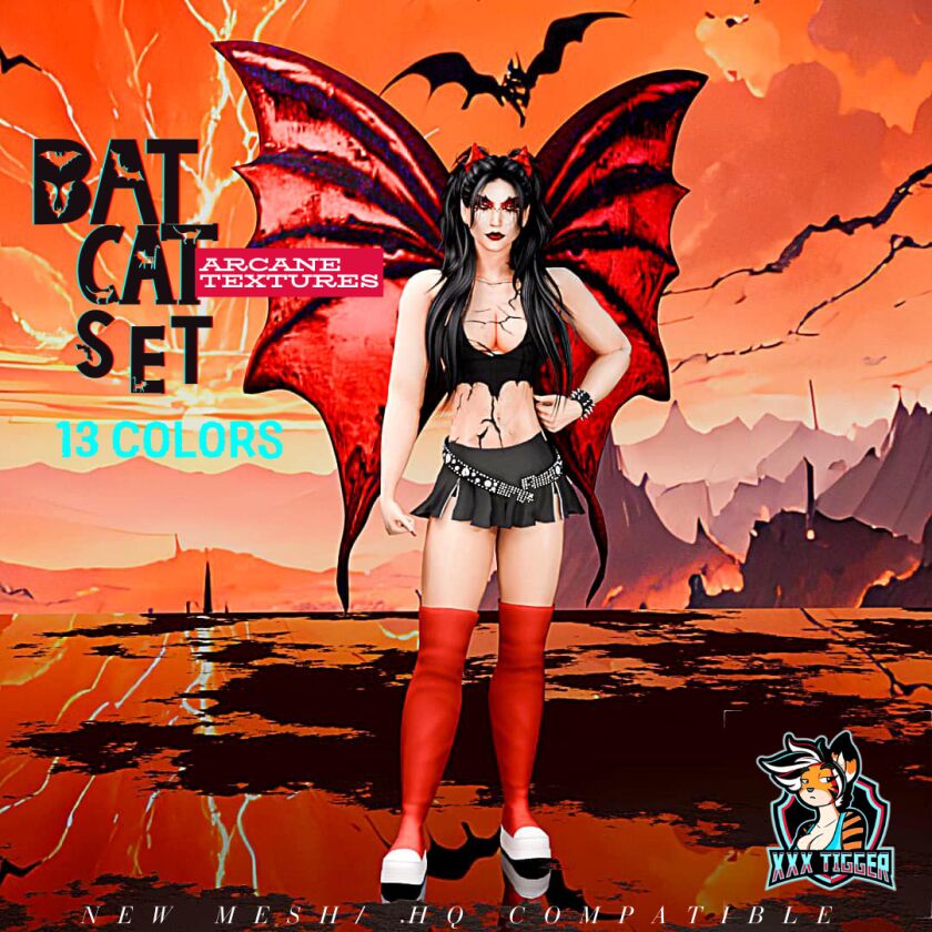Bat Cat Set 1 Bat Cat Set Sims 4 CC