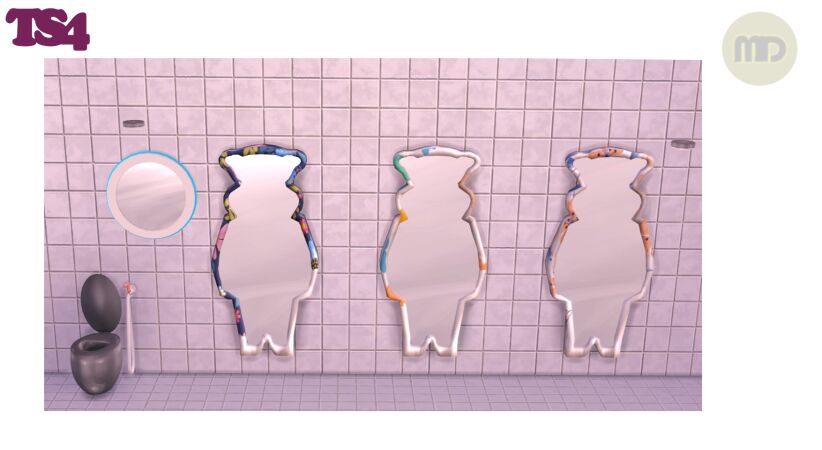 Stylish Bathroom Set by MimiDarling 6 sims 4 cc bathroom set by mimidarling 2