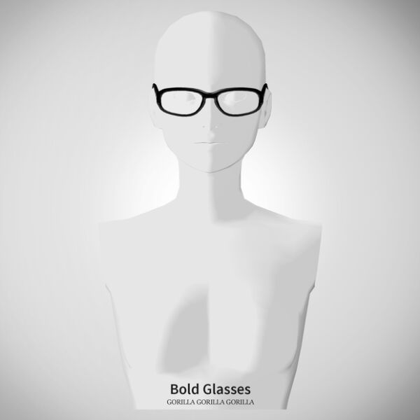 Bold Glasses by Gorillax3 1 Bold Glasses by Gorillax3 Sims 4 CC