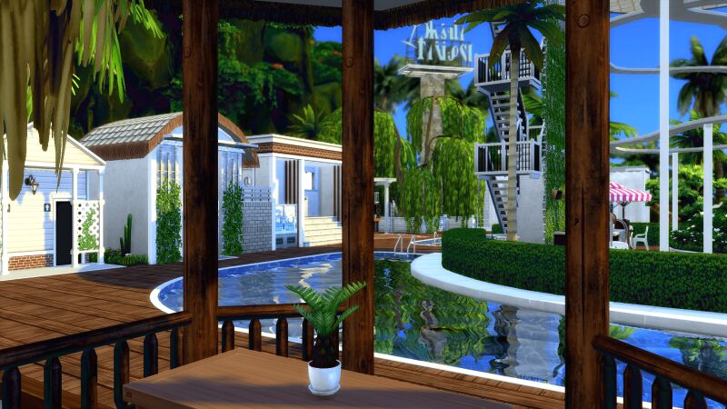 Breath Beach Cafe 7 sims 4 cc breath beach cafe no cc 6