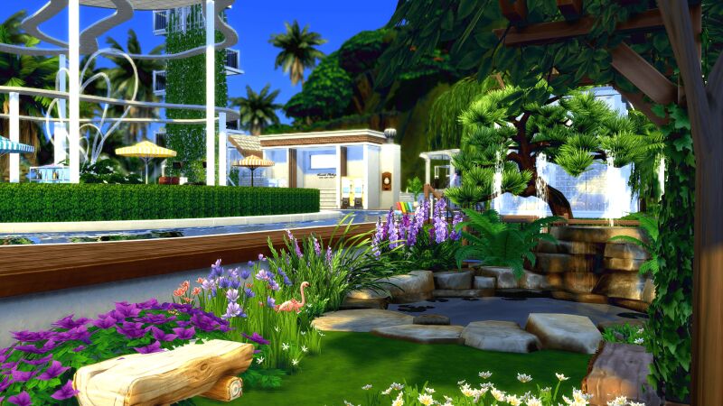 Breath Beach Cafe 4 sims 4 cc breath beach cafe no cc 8