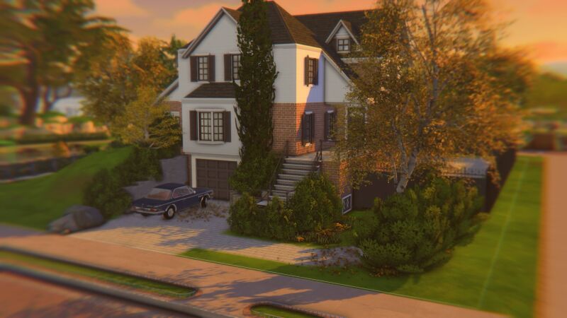 Brooklyn Style Home By Muni 3 sims 4 cc brooklyn style home by muni 2