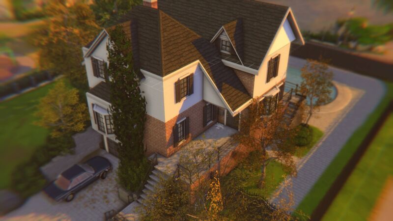Brooklyn Style Home By Muni 2 sims 4 cc brooklyn style home by muni 4