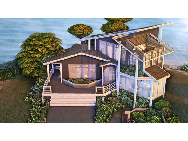 Butterfly House by Simzmora 1 Butterfly House by Simzmora Sims 4 CC