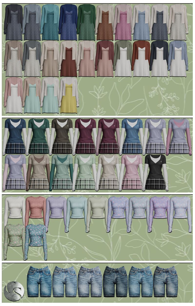 Camuflaje - Sweet & Simple Collection 5 sims 4 cc camuflaje sweet simple collection 2
