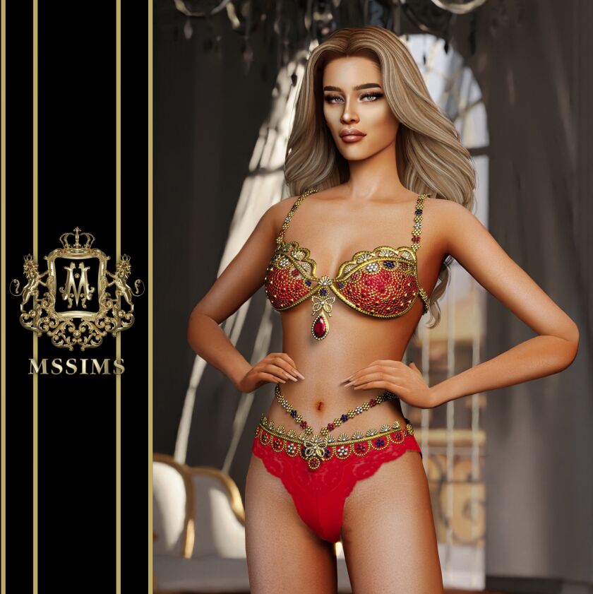 Candice Bikini 5 sims 4 cc candice bikini 3