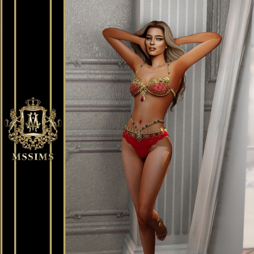 Candice Bikini 2 sims 4 cc candice bikini 5