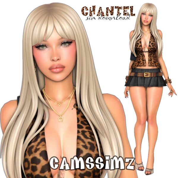 Chantel By Camssimz 1 Chantel By Camssimz Sims 4 CC