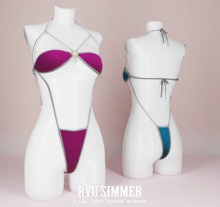 Chikita Swimwear Set by Ryusimmers Sims 4 CC