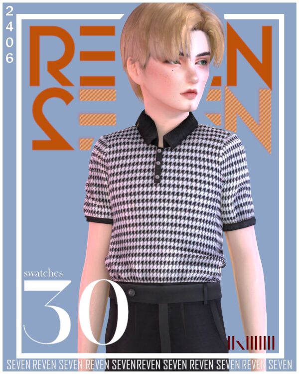 Classic Polo Shirt for Kids 1 Classic Polo Shirt for Kids Sims 4 CC