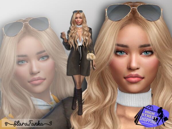 Claudia Mitchell by Starafanka 1 Claudia Mitchell by Starafanka Sims 4 CC