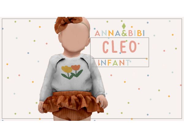 Introducing Cleo Infant by Anna & Bibi 1 Introducing Cleo Infant by Anna & Bibi Sims 4 CC