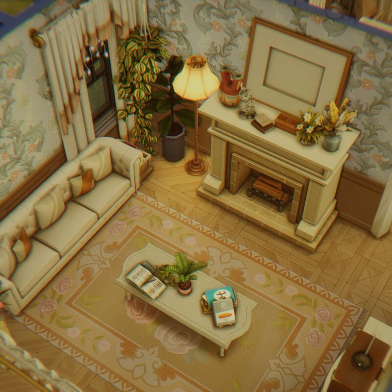 Charming Country Family House 7 sims 4 cc country family house by lollisimsi 6