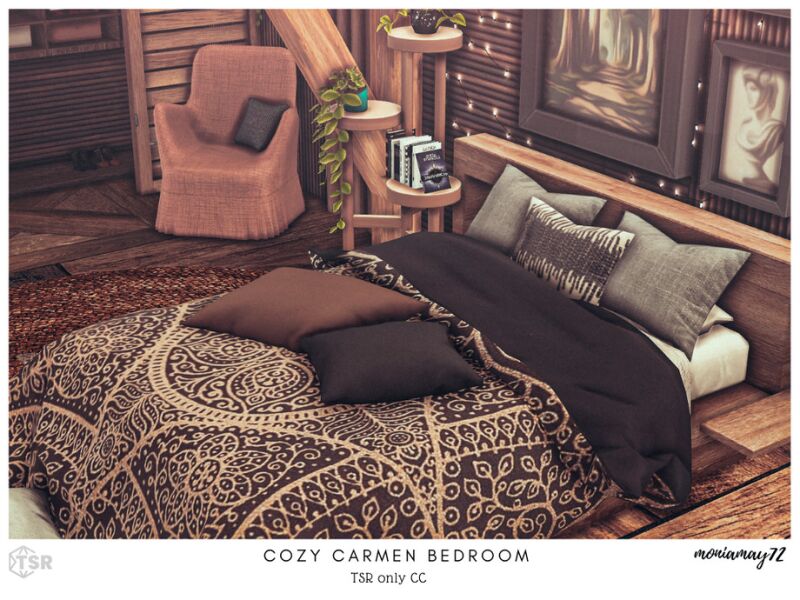 Cozy Carmen Bedroom TSR Only CC 2 sims 4 cc cozy carmen bedroom tsr only cc by moniamay72 7