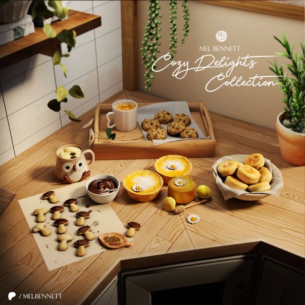 Cozy Delights Collection 1 Cozy Delights Collection Sims 4 CC