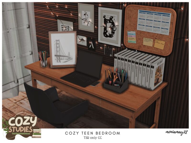 Cozy Teen Bedroom CC by Moniamay72 4 sims 4 cc cozy teen bedroom tsr only cc by moniamay72 4