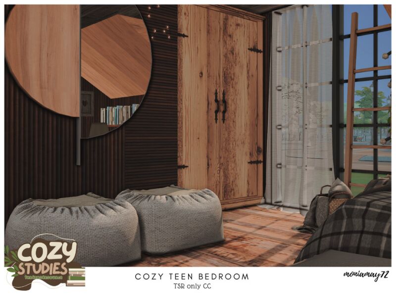 Cozy Teen Bedroom CC by Moniamay72 2 sims 4 cc cozy teen bedroom tsr only cc by moniamay72 5