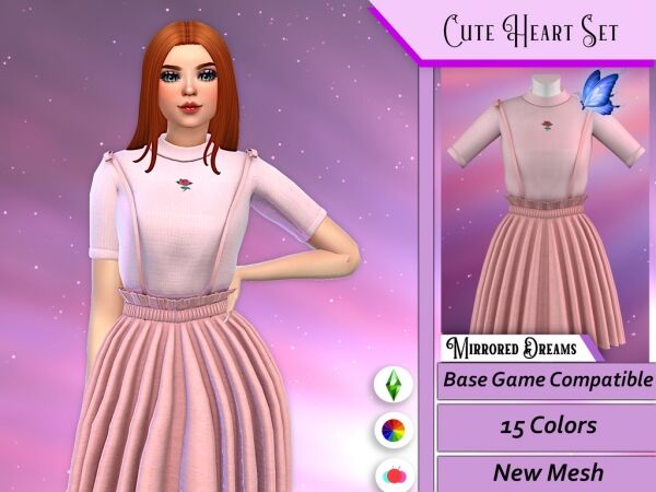 Adorable Heart Set Now Available for Free! 1 Adorable Heart Set Now Available for Free! Sims 4 CC