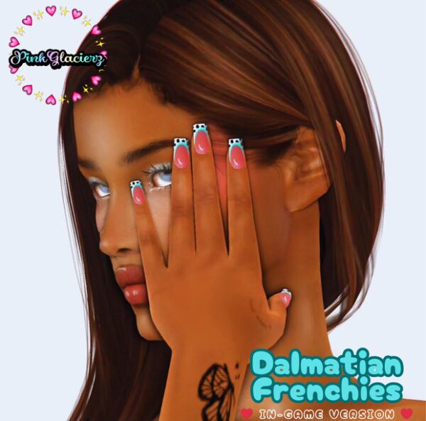 Dalmatian Frenchies by Pinkglacierz 1 Dalmatian Frenchies by Pinkglacierz Sims 4 CC