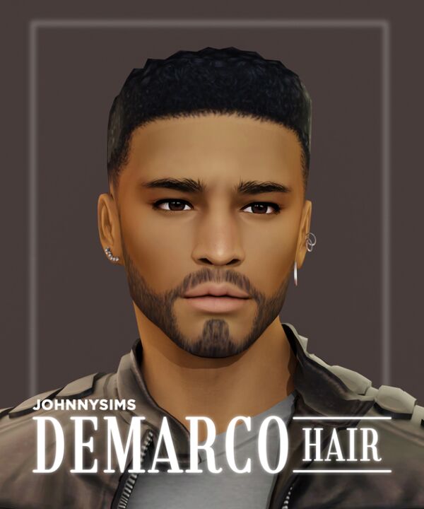 Demarco Hair by Johnnysims 1 Demarco Hair by Johnnysims Sims 4 CC