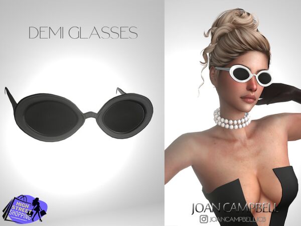 Demi Glasses by Joan Campbell Beauty 1 Demi Glasses by Joan Campbell Beauty Sims 4 CC