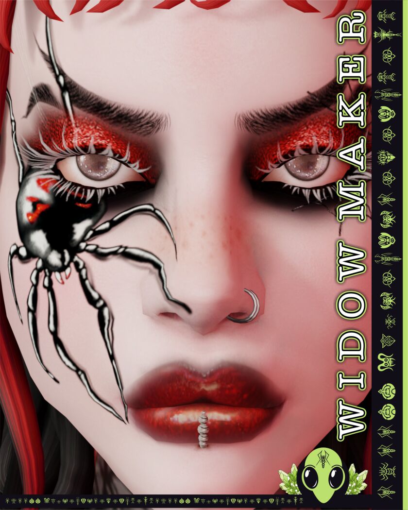 Widow Maker Eyeshadow Release 2 sims 4 cc dl widow maker eyeshadow here 5