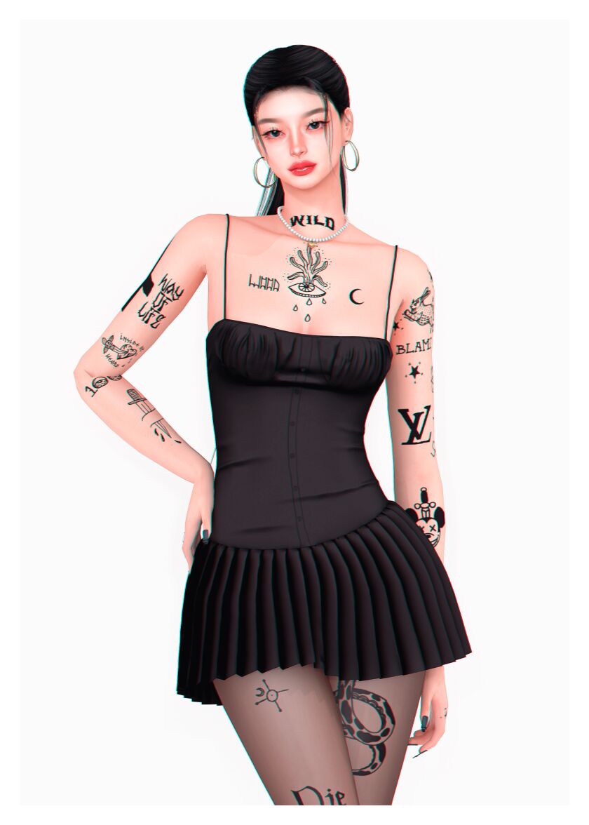 🖤 Supersonic Dress Download 🖤 1 🖤 Supersonic Dress Download 🖤 Sims 4 CC