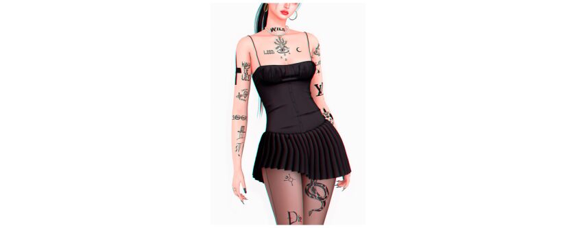 🖤 Supersonic Dress Download 🖤 3 sims 4 cc download here 3