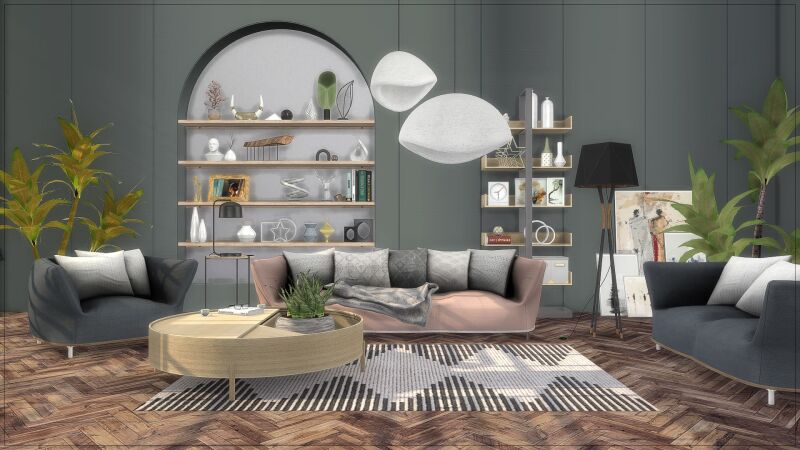 Edinburg Living Room 4 sims 4 cc edinburg living room 2