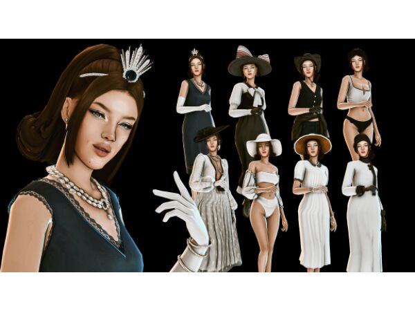 Elizabeth By Ashia 1 Elizabeth By Ashia Sims 4 CC