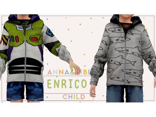 Enrico_Child | Anna & Bibi 1 Enrico_Child | Anna & Bibi Sims 4 CC