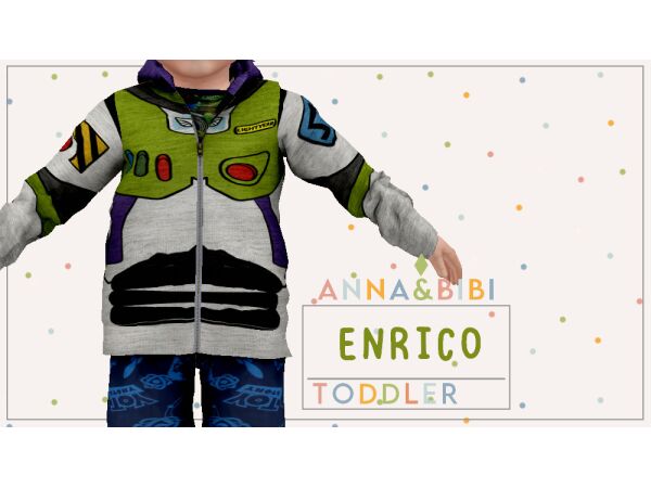 Enrico Toddler by Anna & Bibi 1 Enrico Toddler by Anna & Bibi Sims 4 CC