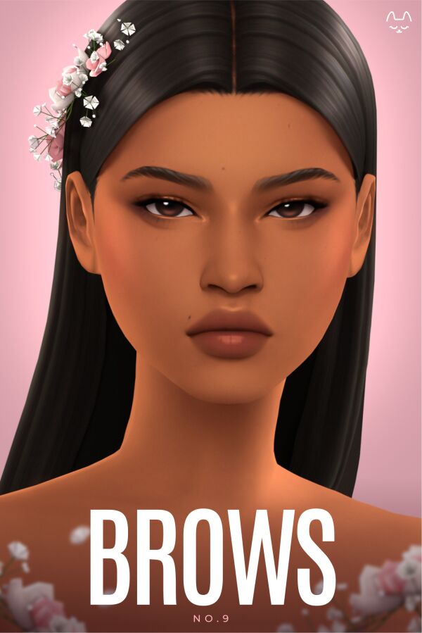 Eyebrow Set NO9 by TwistedCat 1 Eyebrow Set NO9 by TwistedCat Sims 4 CC