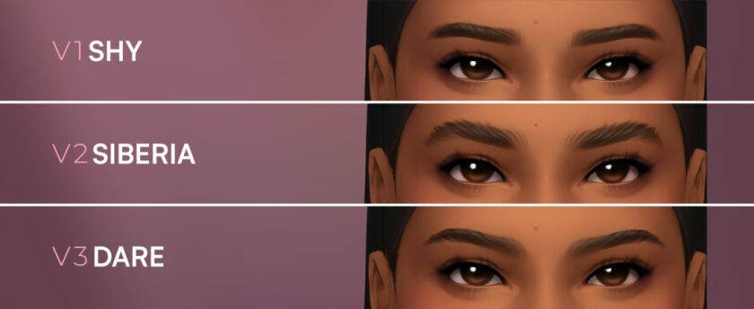 Eyebrow Set NO9 by TwistedCat 2 sims 4 cc eyebrow set no9 by twistedcat 2