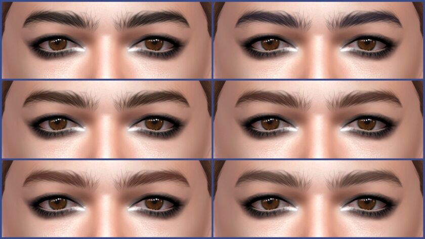 Eyebrows #85 Updated 6 sims 4 cc eyebrows 85 updated 2