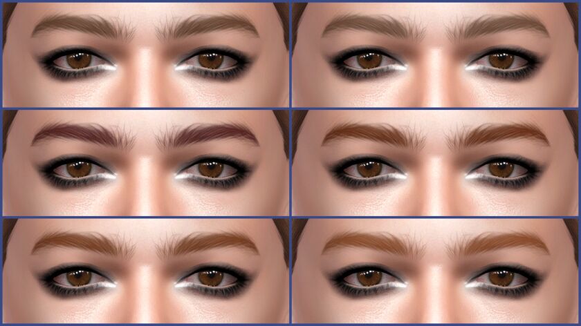 Eyebrows #85 Updated 4 sims 4 cc eyebrows 85 updated 3