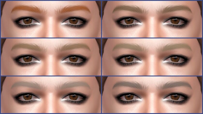 Eyebrows #85 Updated 5 sims 4 cc eyebrows 85 updated 4