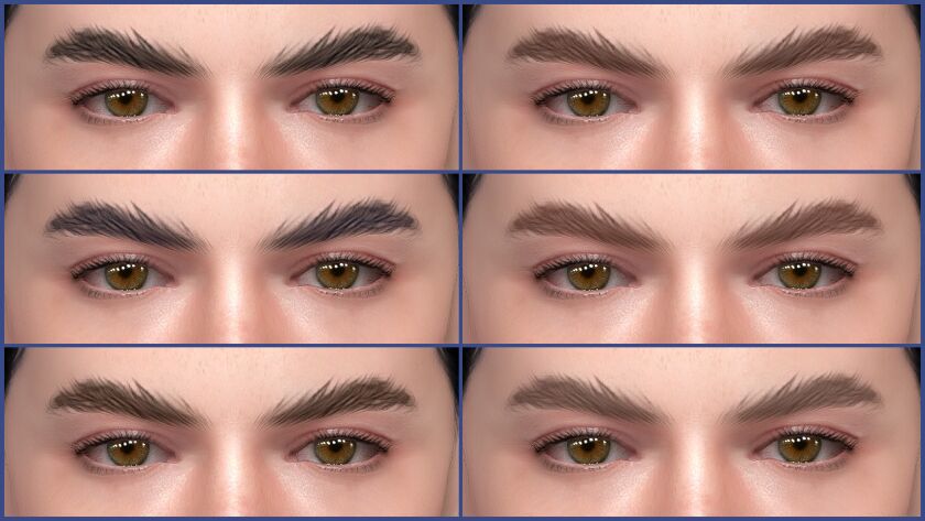 Eyebrows #87 Updated 7 sims 4 cc eyebrows 87 updated 3